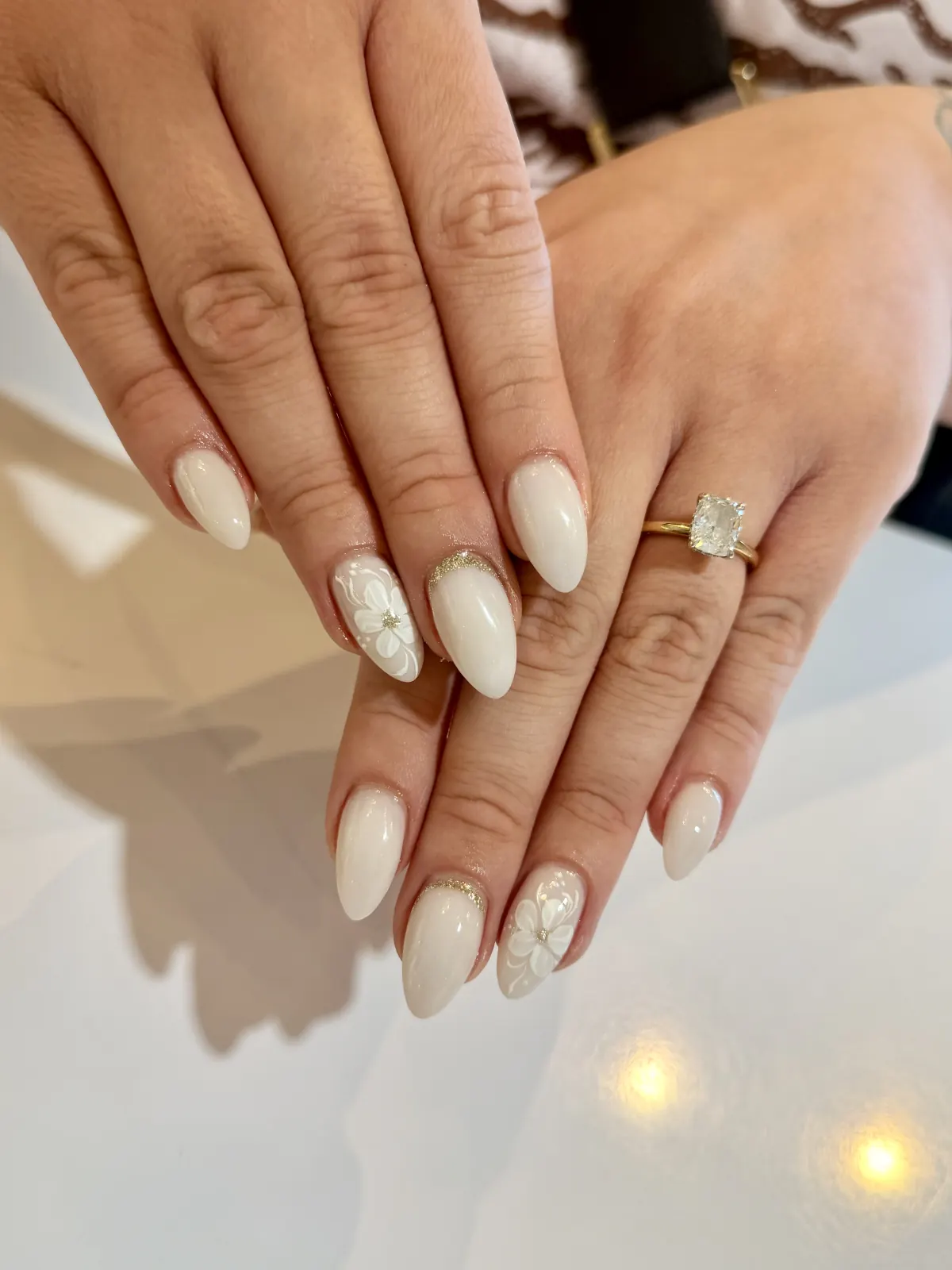 White almond extensions by BeU